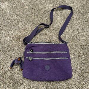 Kipling purple crossbody bag
